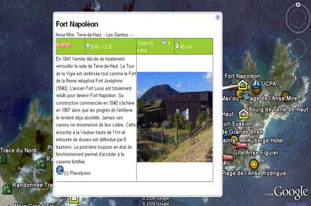 carte guadeloupe geolocalise