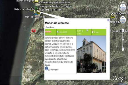 carte martinique geolocalise